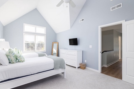 Relax and enjoy your favorite show after a day of fun in the sun.