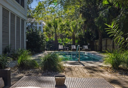Take a dip in your private pool.