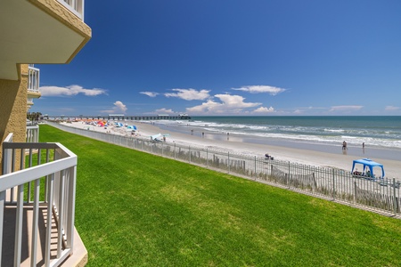 View from the private balcony