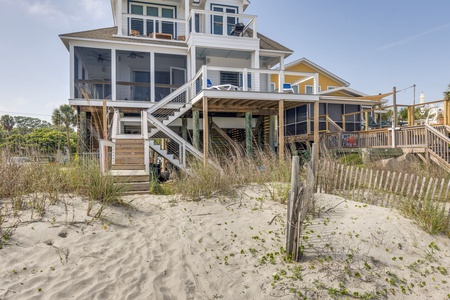 View of Our Sanctuary from the beach