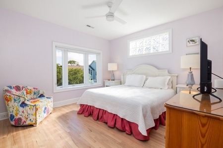 Your second floor features two king rooms