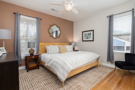 Drift off to sleep in your third king bedroom