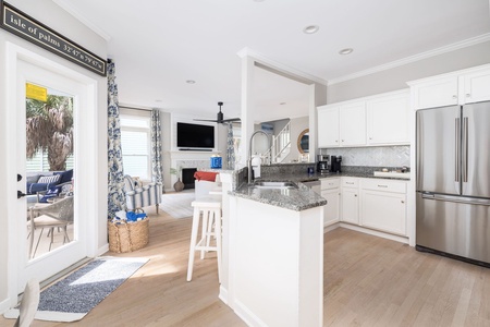 Open floor plan has great flow.