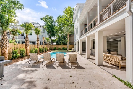 Sit back and take in the rays from your private pool