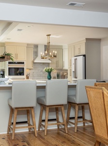 It's nice to keep the chef company