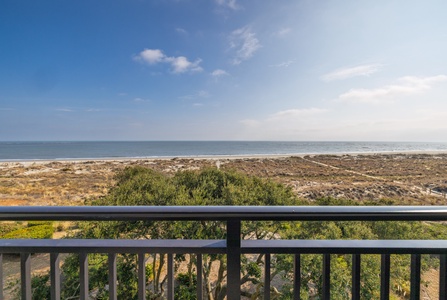 Wake up to endless ocean vistas from your private balcony, where morning coffee tastes better with waves and coastal dunes stretching to the horizon.
