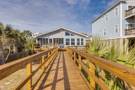 Fun in the Sun offers private boardwalk access to the beach
