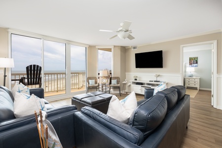 Take in the views and spend quality time with your friends and family from the living room