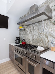 Gas stove stove fit for a top chef