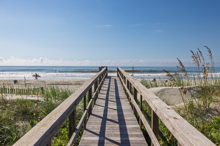 Take your very own boardwalk out to the sand