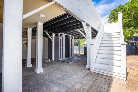 Stairs to porch