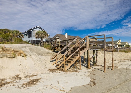 Stairs to the beach