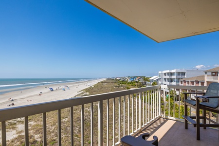 Your private balcony is the perfect place to take in the sights