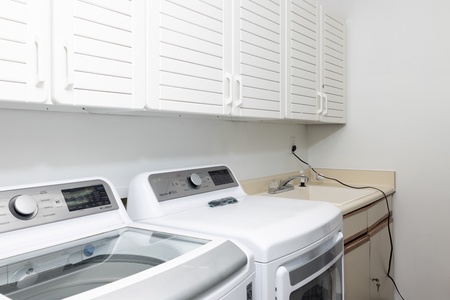 Your laundry room is located near the front foyer