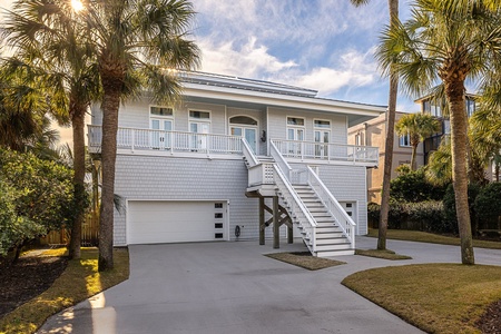 Seashell's Folly underwent a full exterior update and features new siding