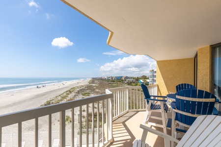 balcony to island view