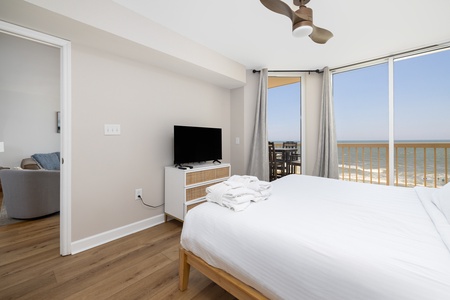 Wake up to the sunrise over the Atlantic Ocean