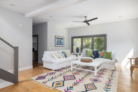 Upstairs secondary living room