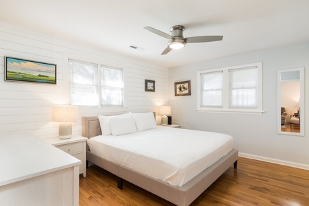 All 6 bedrooms offer a quiet, coastal retreat after a day by the water