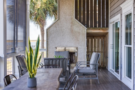 First Floor Screened Porch