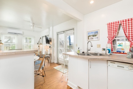 kitchen to living room