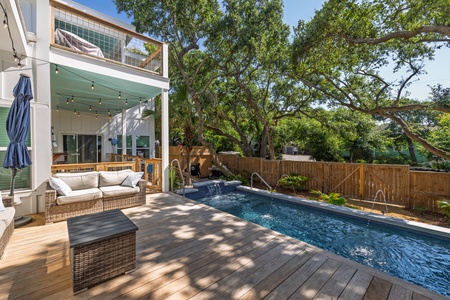 Enjoy your stunning backyard oasis