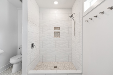 Step into your private spa-like retreat in this primary en suite bathroom