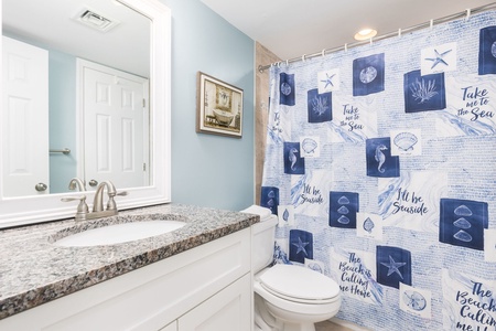 Bedroom and Hallway bathroom