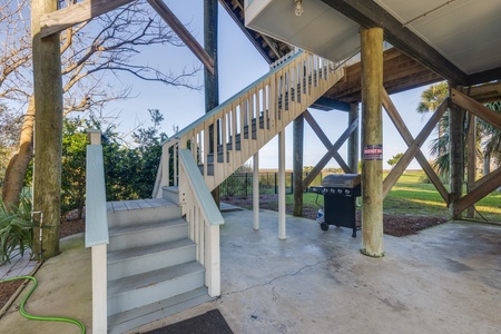 stairs to house