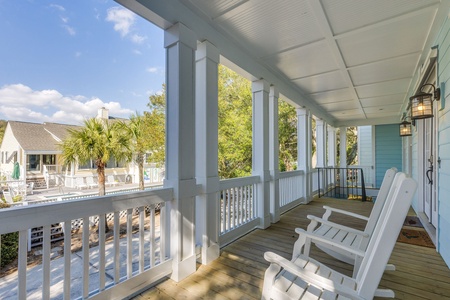 Get comfortable in your front porch rocking chairs