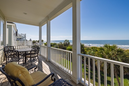 Take in the views from your private second floor balcony