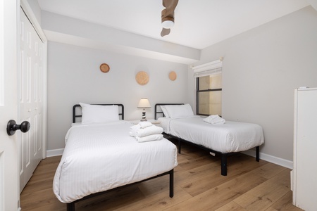 The kids will love this two twin bedroom