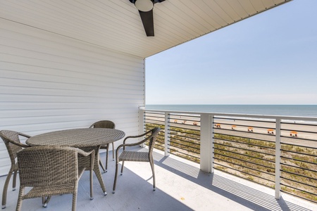 turquoise ocean view from porch