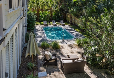 Take a dip in your private pool.