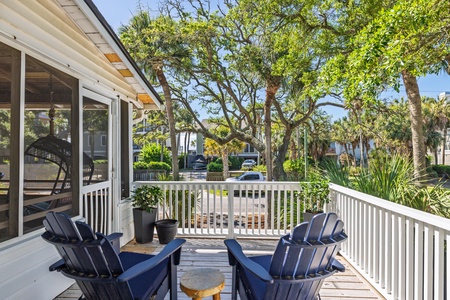 Just off the front porch is the balcony, perfect for soaking up the sun