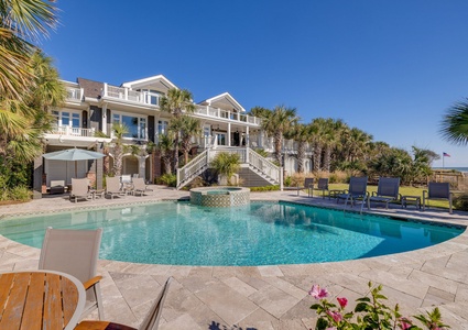 Swim beachside in your sparkling private pool