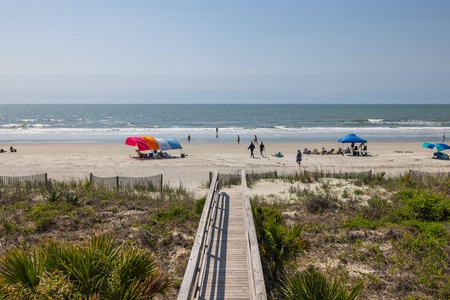 Take your private boardwalk out to Folly Beach