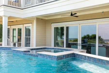 Pool and Spa Just Steps from the House – Outdoor living at its finest.