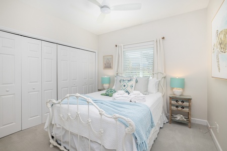 Unwind in your serene Queen bedroom