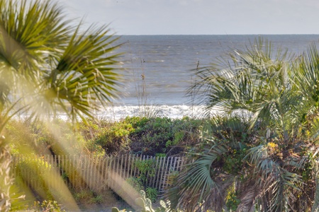 The Blue Pelican | Ocean View From Porch