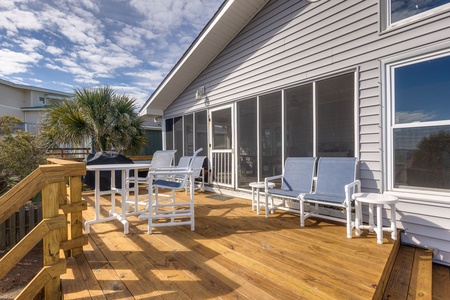 beachside porch