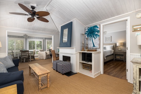 Enjoy your bright coastal vacation in this beautiful living space