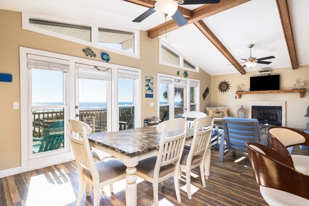 Dining Table Looking Out