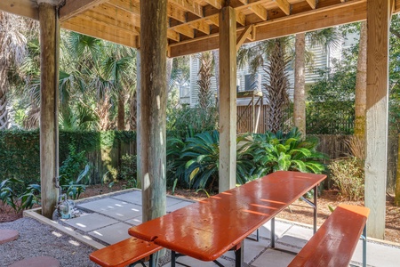 Downstairs picnic area