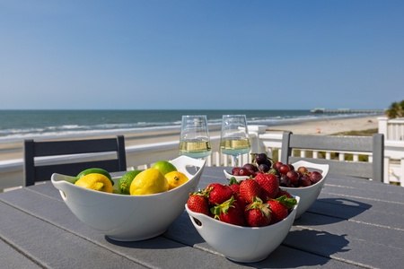 Sit back and enjoy outdoor dining on your back deck