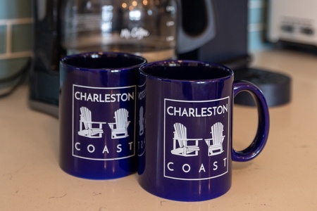 Enjoy your morning coffee in a Charleston Coast mug