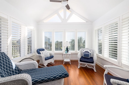 Upstairs Primary Private Sunroom
