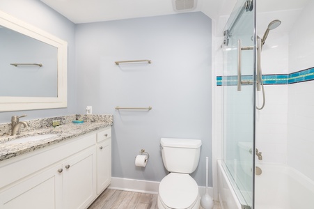 Loft area bathroom