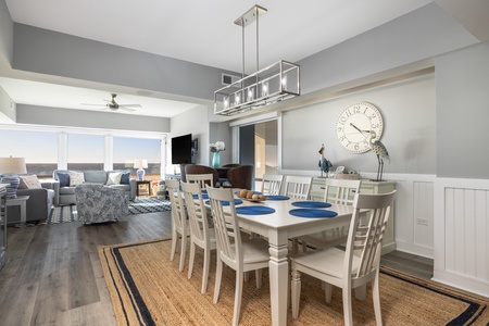 Gather around the dining table with friends and family