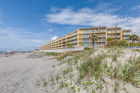 Charleston Oceanfront Villas viewed from the beach
